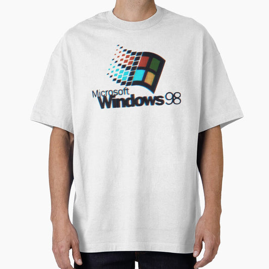Windows 98 Retro Tech Logo Y2K Aesthetic by TrxshWear