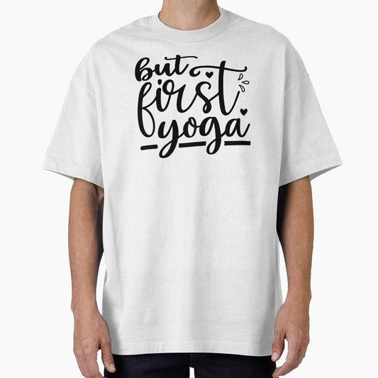 Yoga Saying But First Yoga Motivational Quote by SoccaTamam