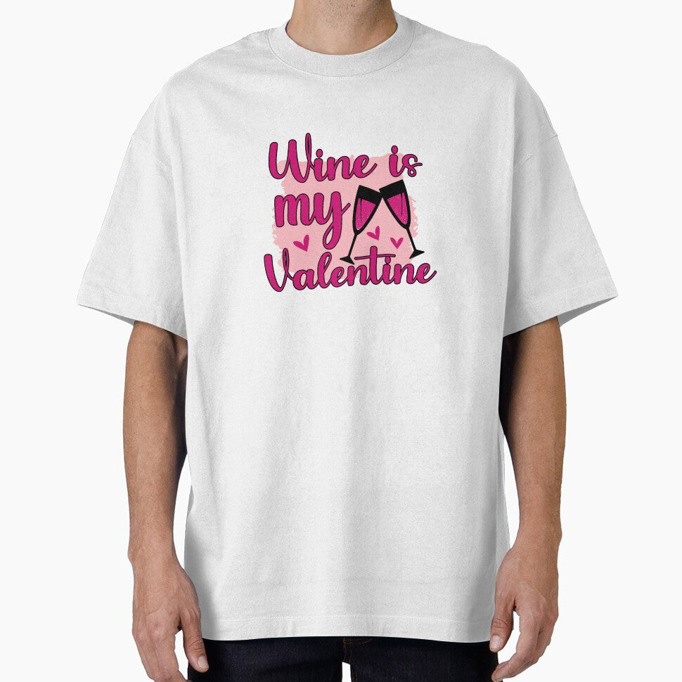 drink wine is my valentine gift for her him by SuneeKeiko