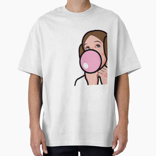 Pop Art girl blowing chewing gum by DuaaSiddiqui