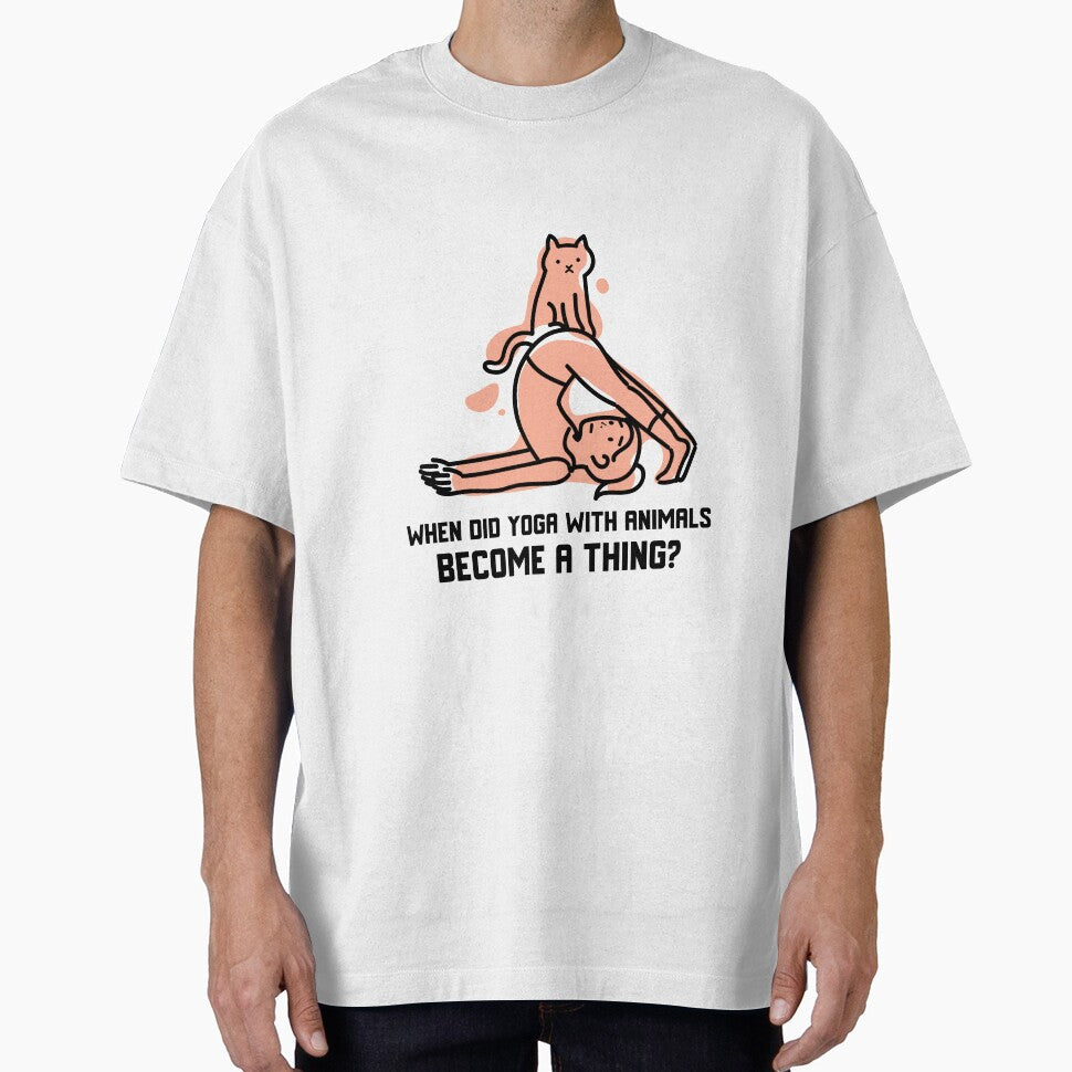 When Did Yoga With Animals Become a Thing by RiseandShineTee