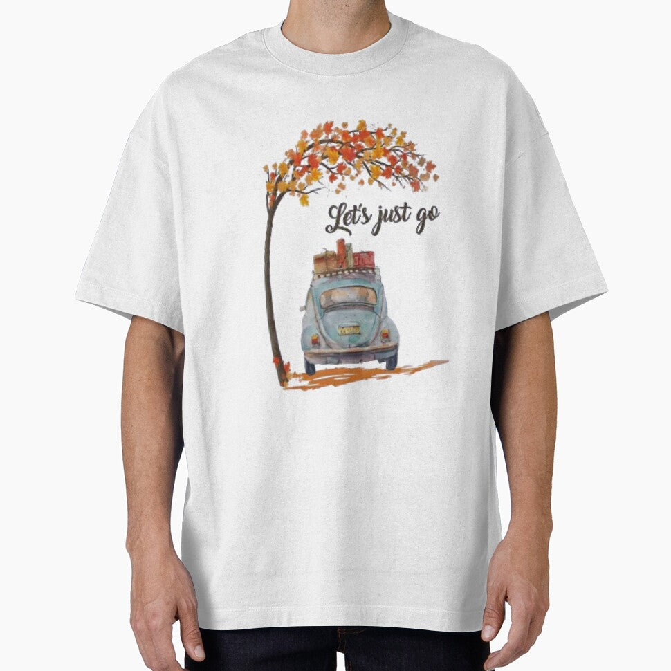 Letter & Car Print T-Shirt, Crew Neck Short Sleeve T-Shirt, Casual Every Day Tops, Women's Clothing by Do-It-Over