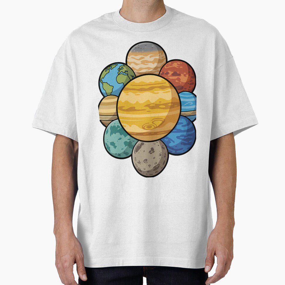 Solar System Cartoon Planets by NiftyWrx