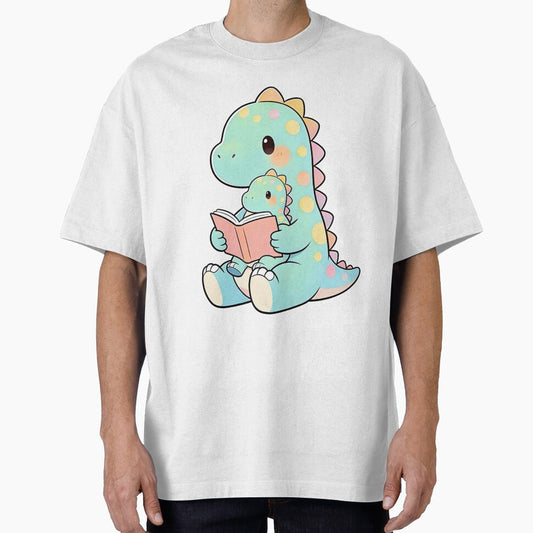 Mommy Dino & Baby Reading | Cute Family Matching Outfit by PrintStichCo