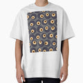 Blueberry Eyeball Pattern - Surreal Retro Novelty Print in Cool Tones by NoemiMarozsan