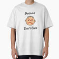 Funny Retired Don't Care Grouchy Guy Light-Color by TinyStarAmerica