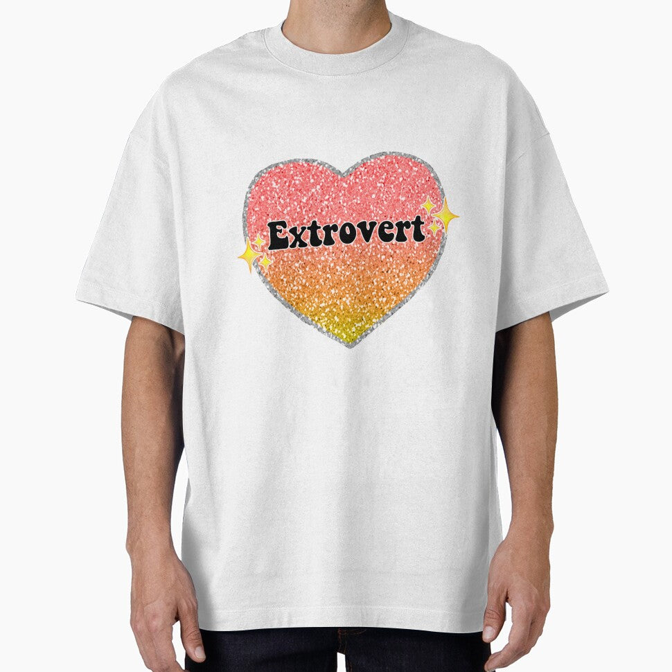 Extrovert ombre heart by Ellie Canhoto