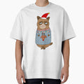 Angry cat, Bitter cat, Cat with Christmas sweater, Cat at Christmas by mysummerland