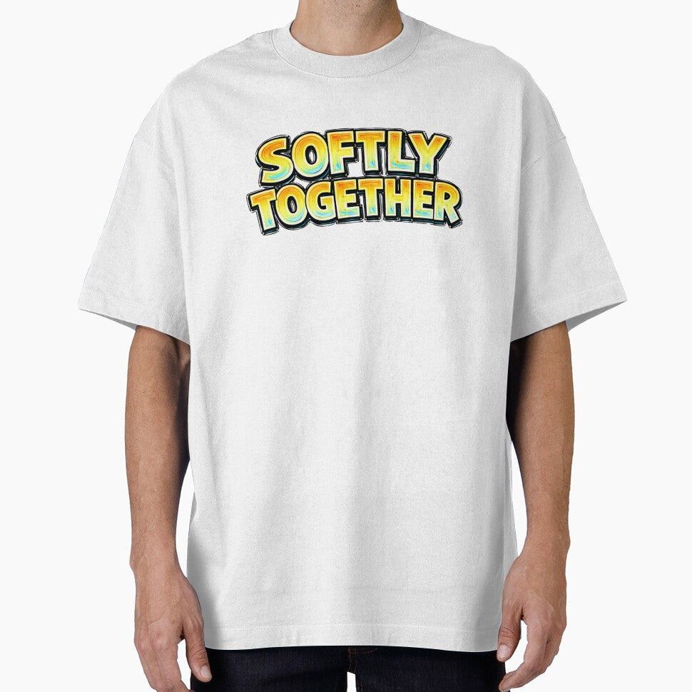 SOFTLY TOGETHER – hand drawn childlike typography by Mac Sketches
