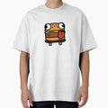Skater Burger – Funny Burger on a Skateboard by Siroiyy