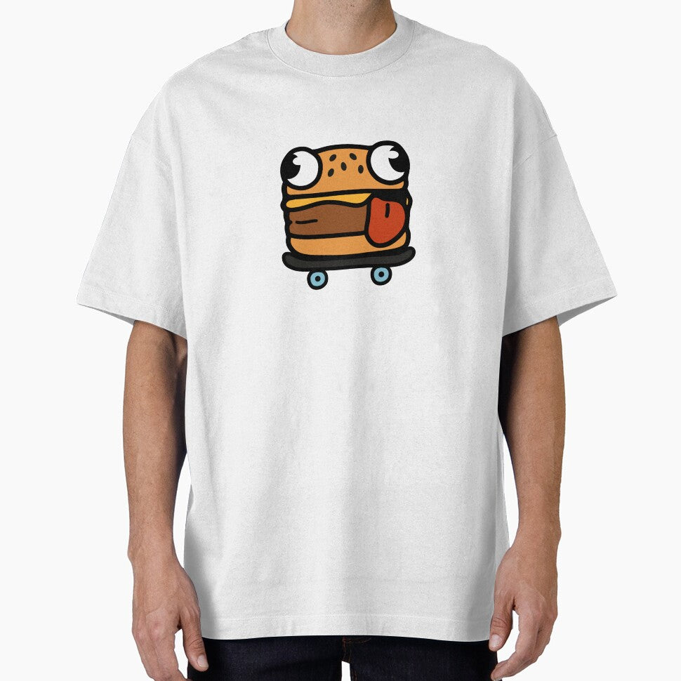 Skater Burger – Funny Burger on a Skateboard by Siroiyy