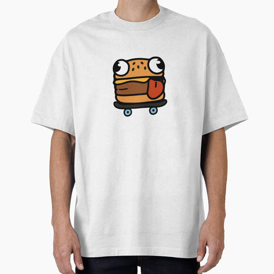 Skater Burger – Funny Burger on a Skateboard by Siroiyy