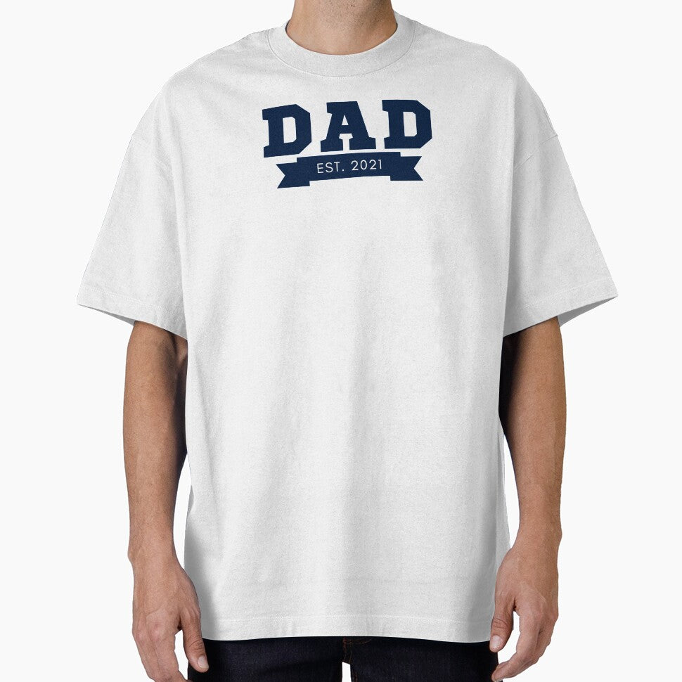 Dad Est 2021 Shirt, Dad Gift, Fathers Day Shirt, New Dad T-Shirt, Gift for Dad, Dad Reveal, Father's Day Gift, Custom Dad Shirt, Dad Tee by Timshop1