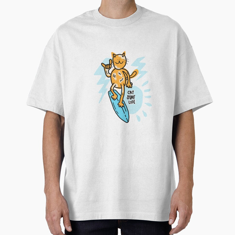 CAt surf life surfing surf by Tropical Blood