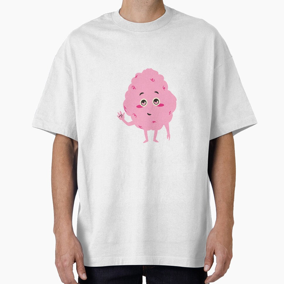 Cute fluffy pink cotton candy man by Seoul26