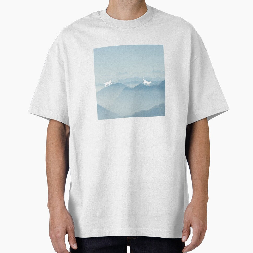 Cats walking on mountains by semioddfinds