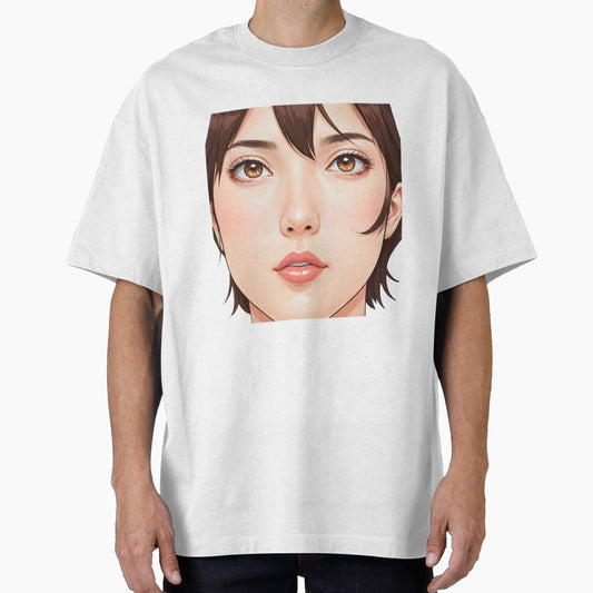 Minimal Anime Face Line Art – Expressive Minimalist Character Design - 2 by RELAX STATION