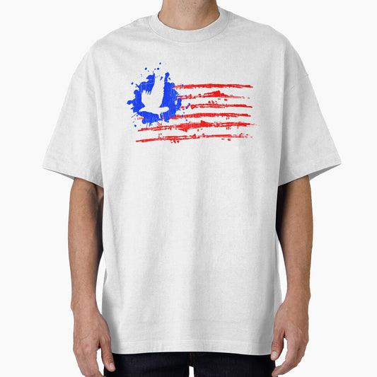 USA Flag | American Eagle T-Shirt for Men and Women by AllStarMerch