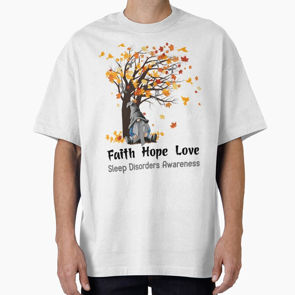 Sleep Disorders Awareness Faith Hope Love by GennieShop