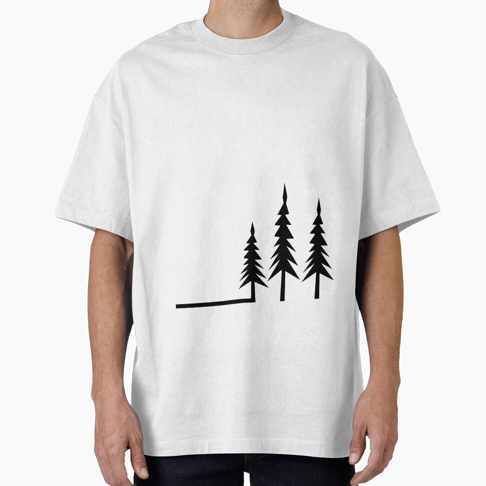 Minimalist Tree Forest: Classic black edition by Deegital18