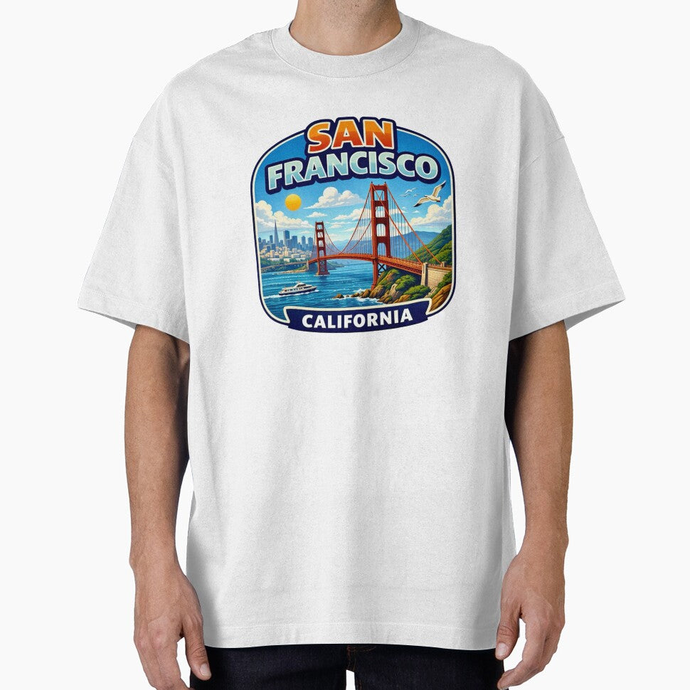 San Francisco, California - Golden Gate Bridge by Myra365Art