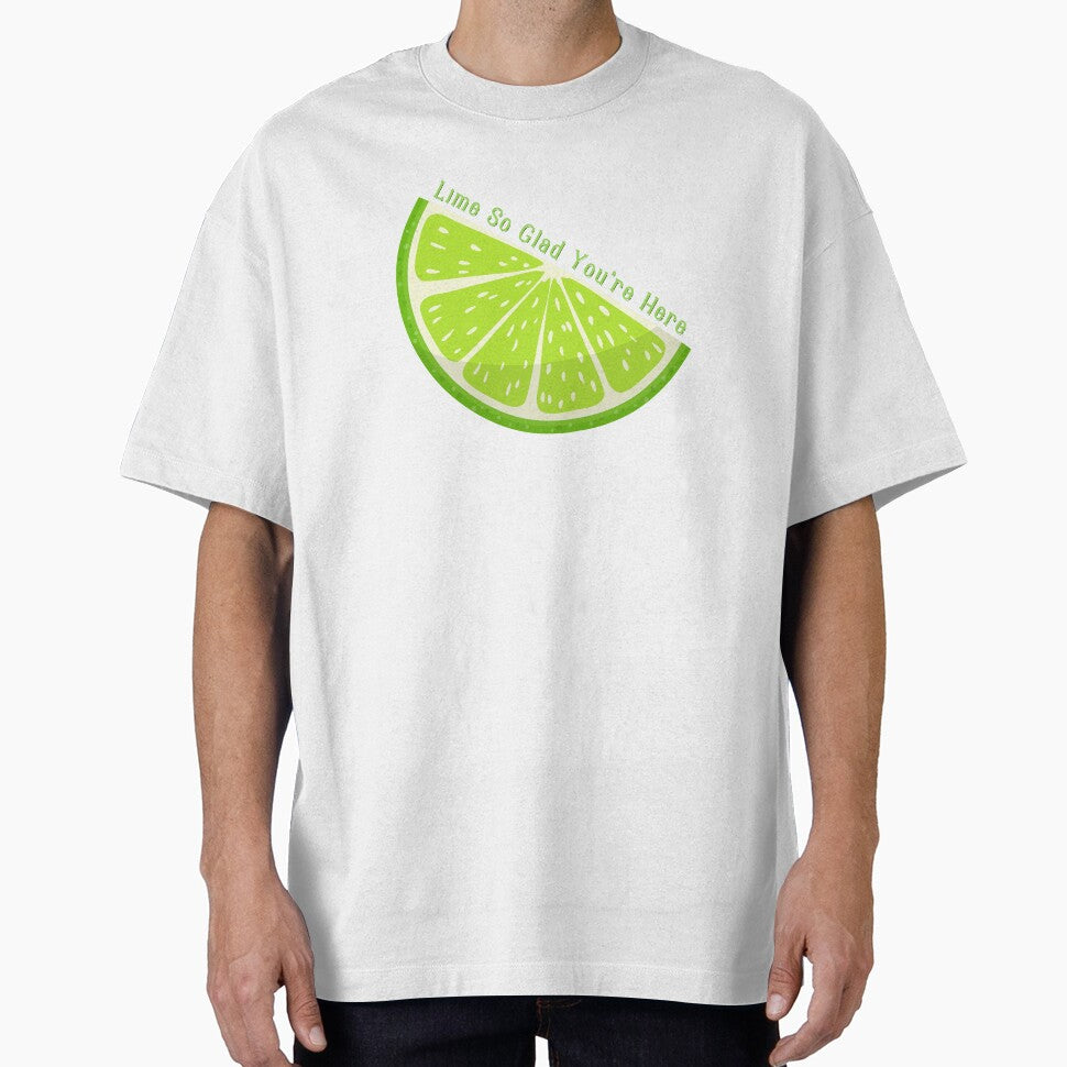 Lime So Glad You are Here Pun by LapillusDesigns