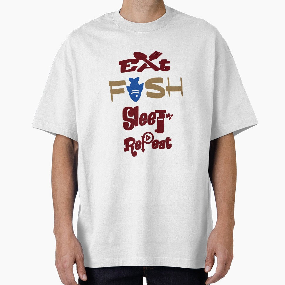 Eat fish sleep repeat, by Chakilogy