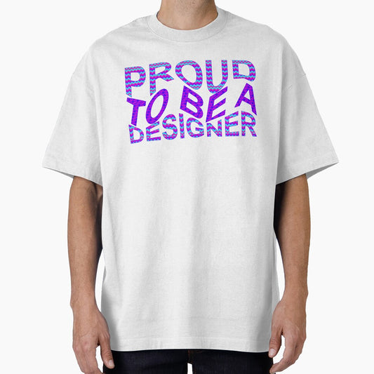 Proud To Be A Designer Wavy Text by TheIconSmith