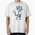 Vintage Cat Playing Golf Golfer Animal Lover by TerryConnells