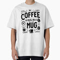 Coffee A Hug In A Mug – Cute Coffee Quote Typography Design by Lulunza