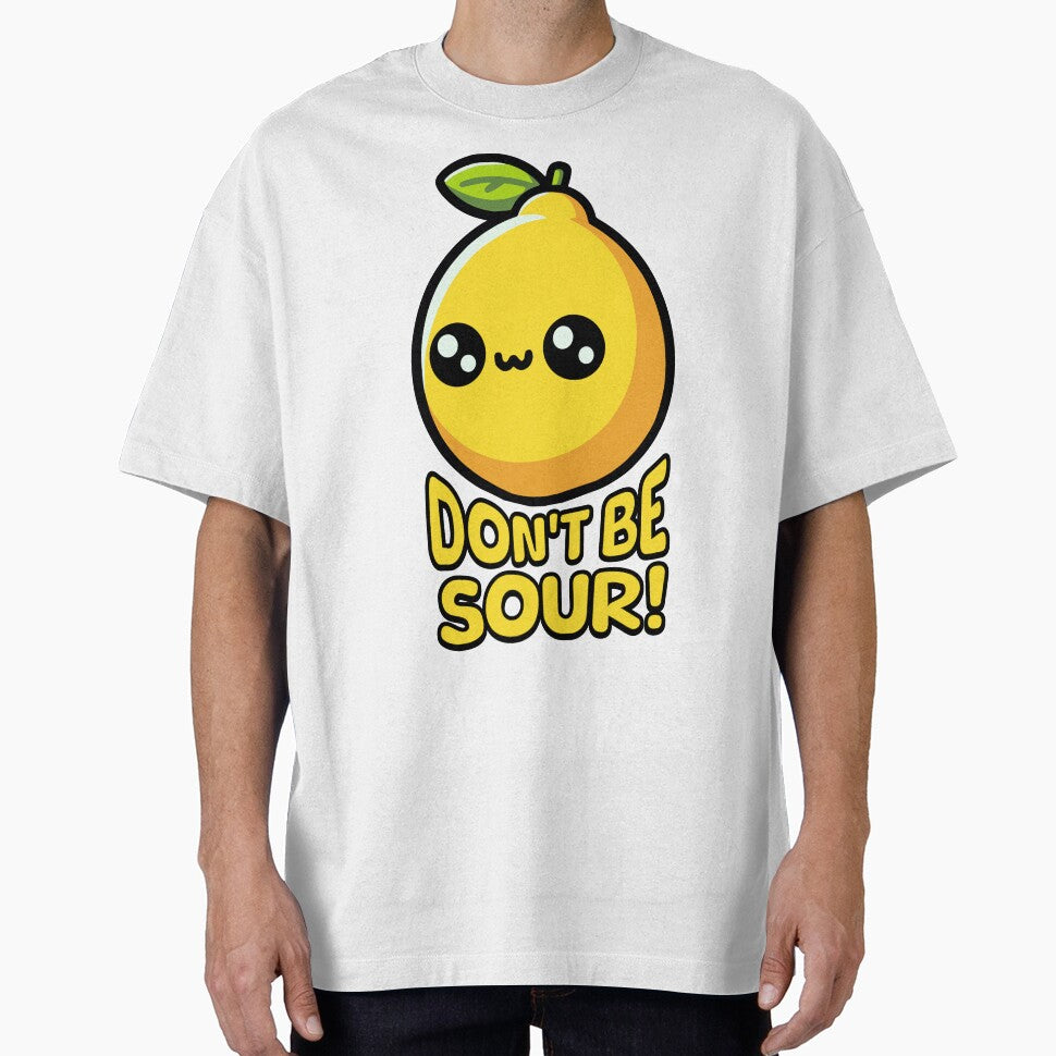 Don't Be Sour! Cute Lemon Pun by PMCreative