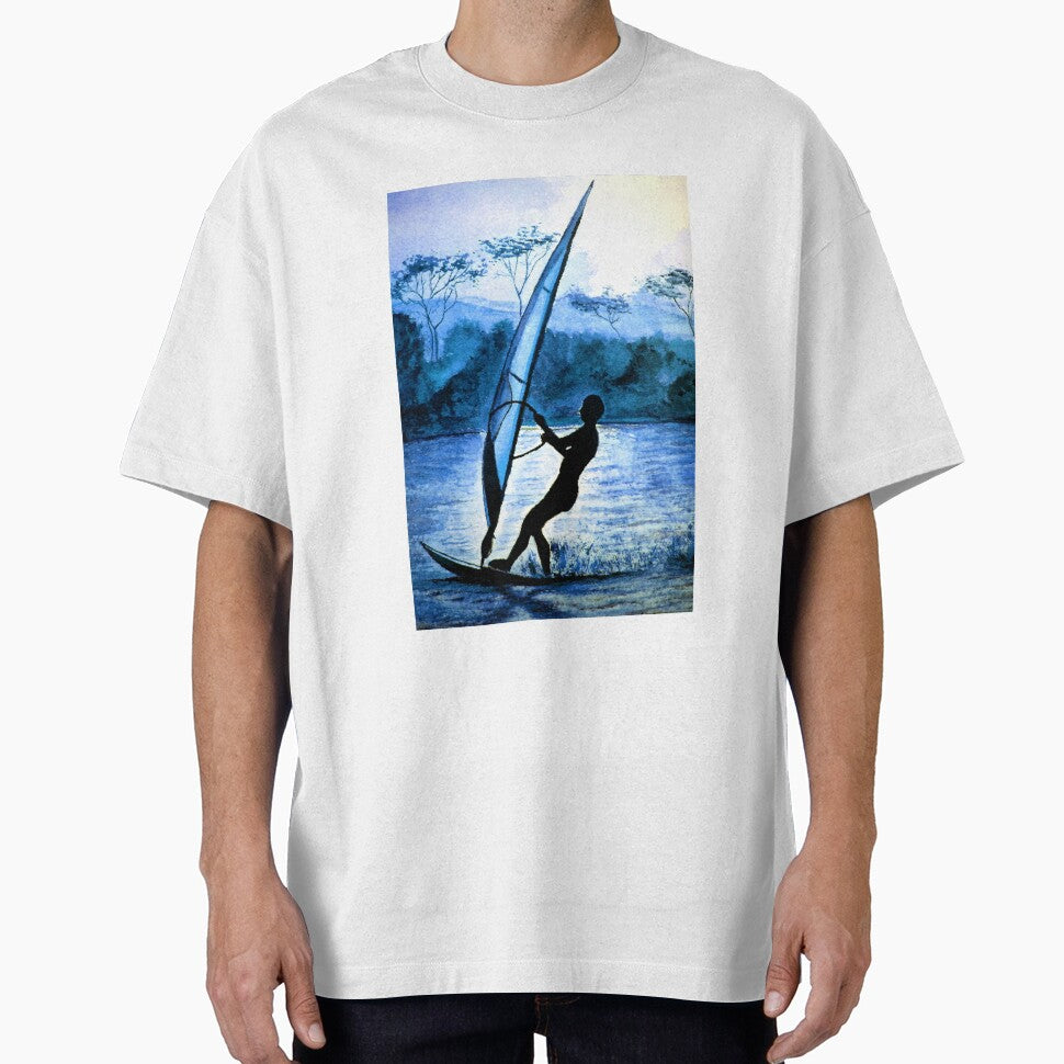 Twilight Windsurfer by Linda Callaghan