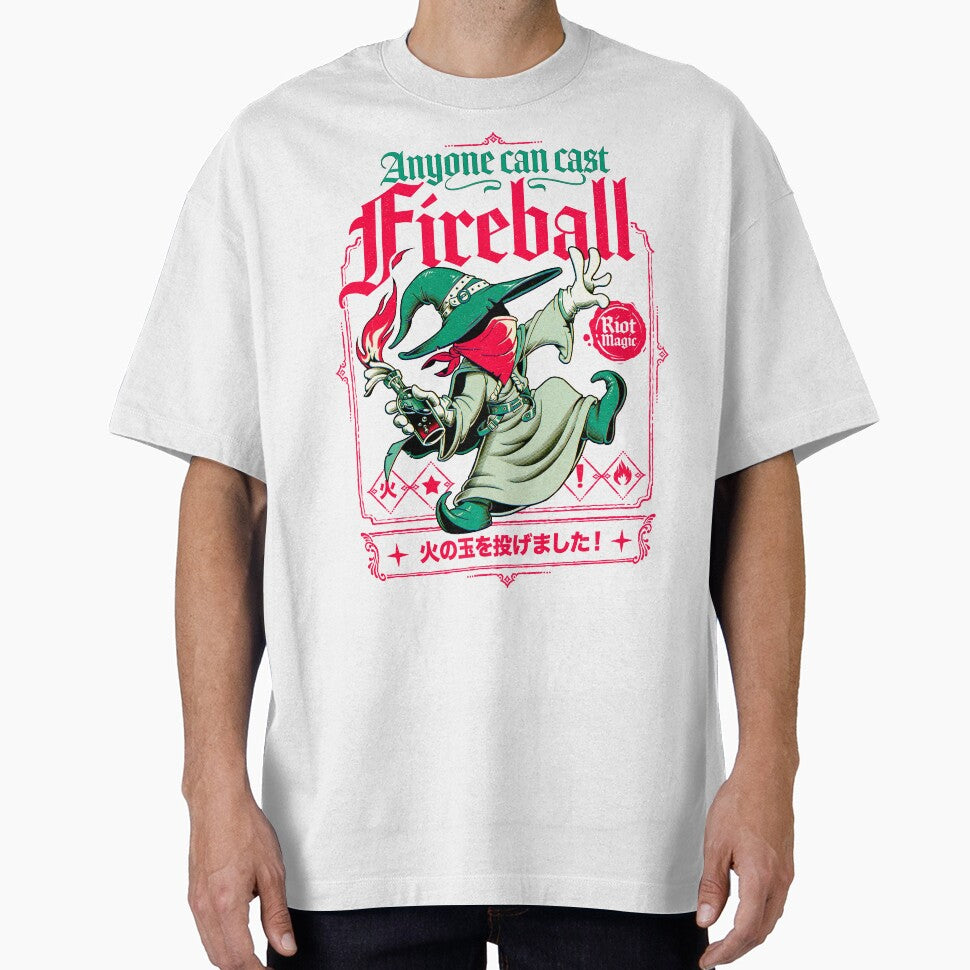Anyone Can Cast Fireball! Molotov wizard by andremuller