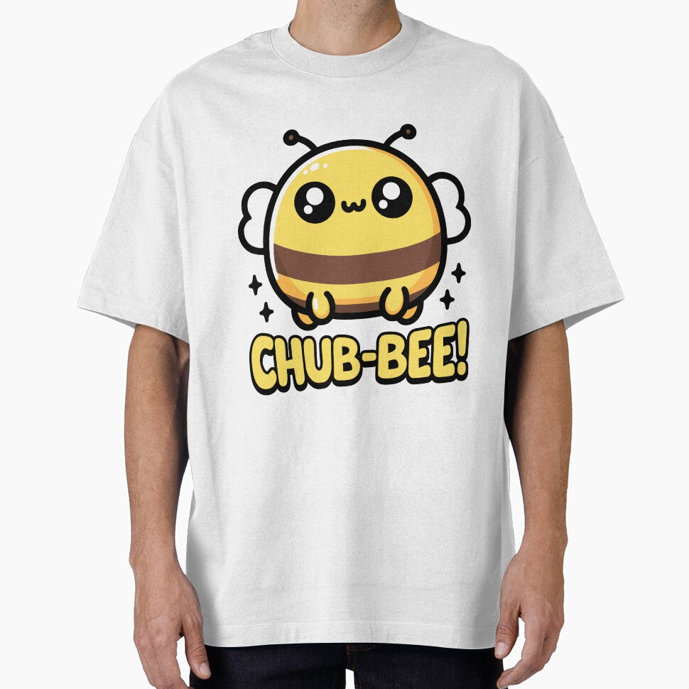 Chub-Bee! Cute Chubby Bee Pun by PMCreative