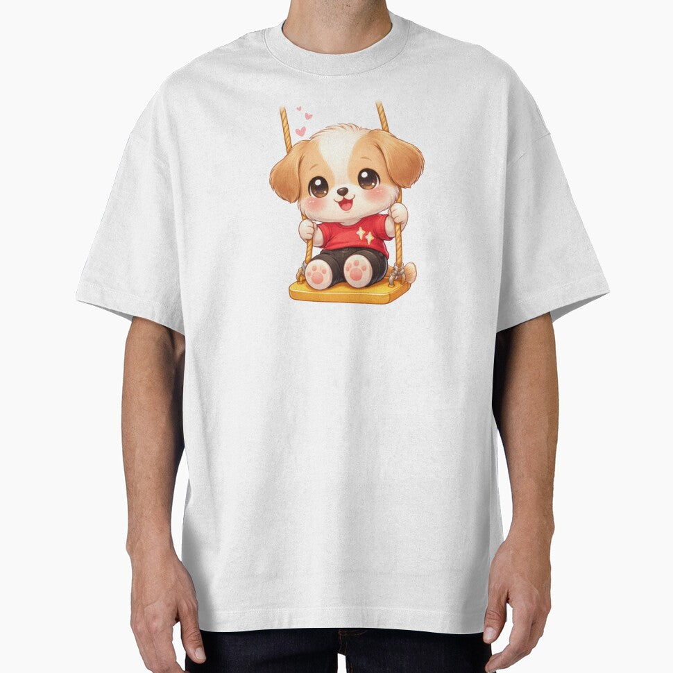 Kawaii Puppy Playground - Cute Pastel Dog Having Fun. by Lylysun