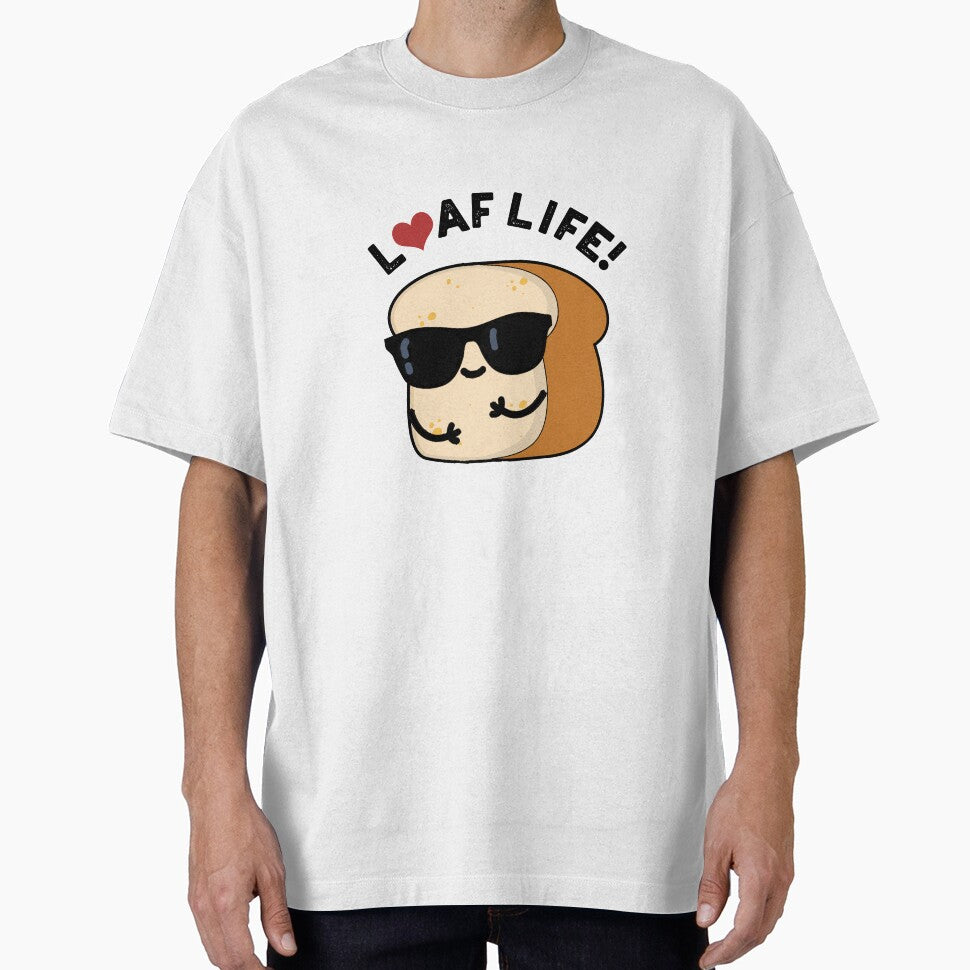 Loaf Life Cute Positive Bread Pun by punnybone