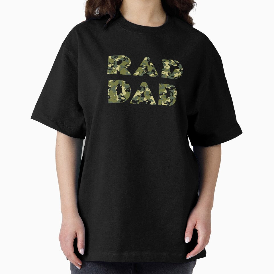 Camo RAD DAD Stickers by Lazy Dad Creations
