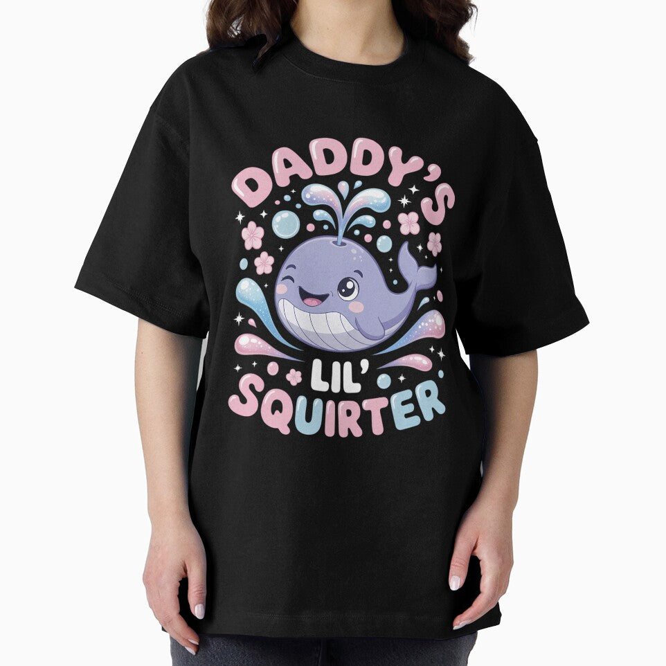 Daddy’s Lil Squirter Whale and Rainbow Design by LUCKYJEFFREY