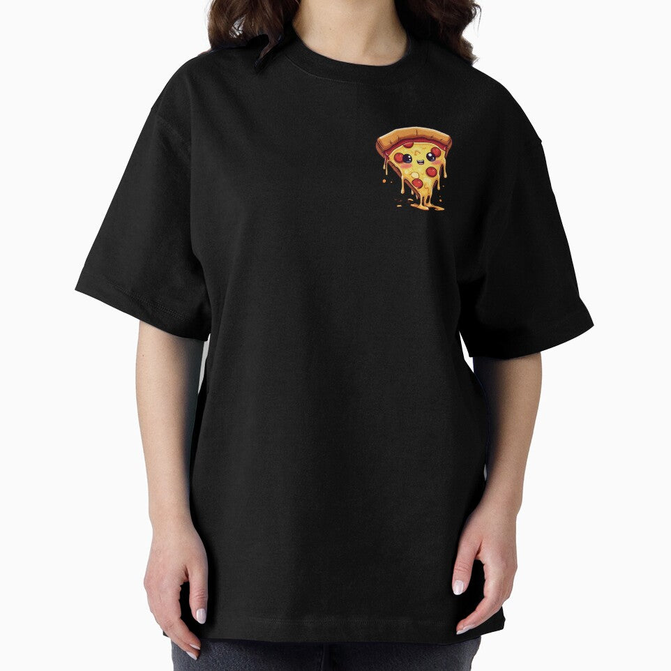 Pizza Slice Kawaii by VibeTCreations