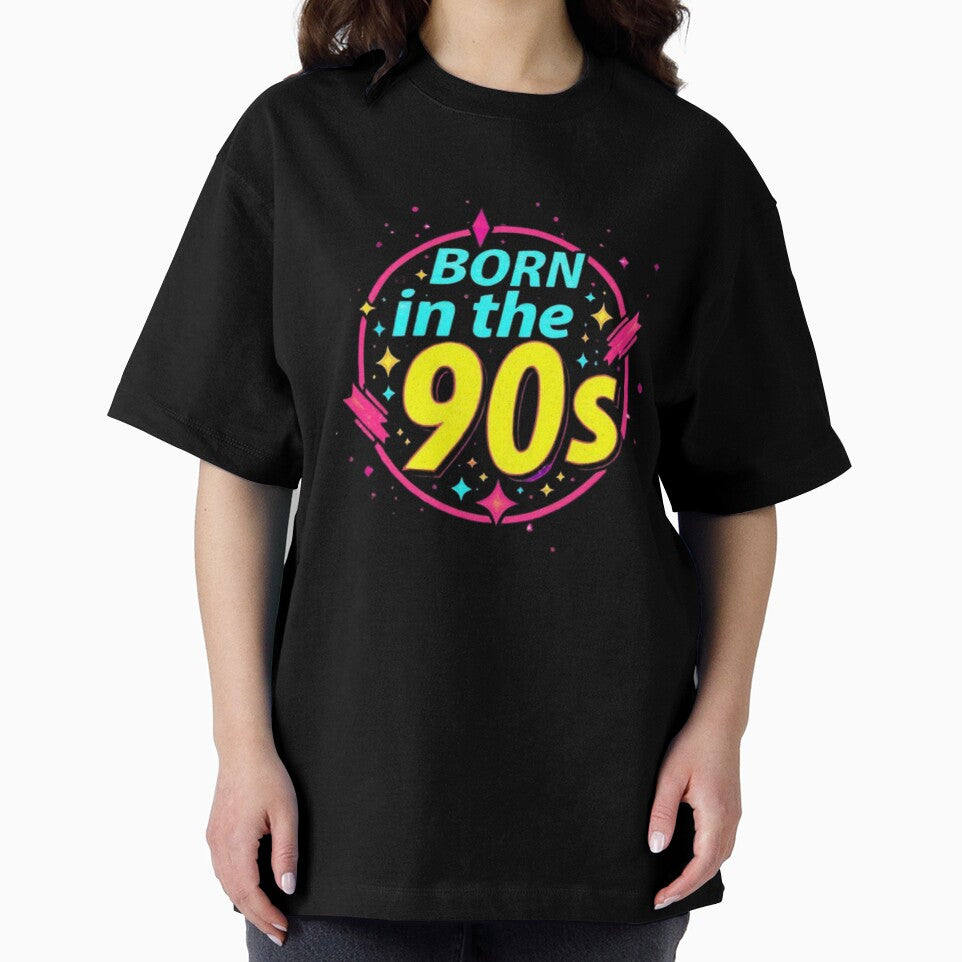 Born in the 90s Vintage Retro Badge by Rafael Bee