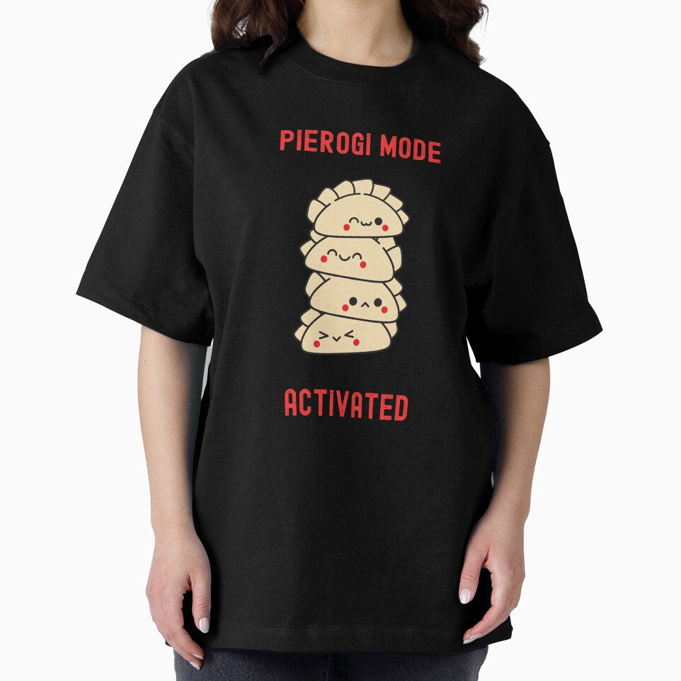 Pierogi Mode Activated Funny T-Shirt by EvocatiVerse