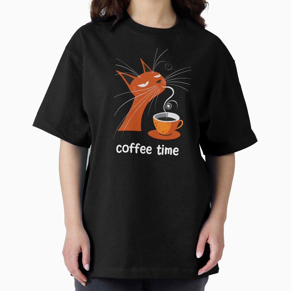 Coffee Time - Cat & Coffee  illustration by Loffartdesign