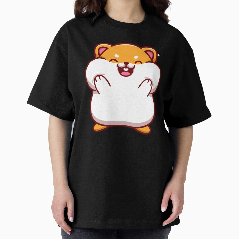 kawaii hamster new classic sticker by anandsiva2703