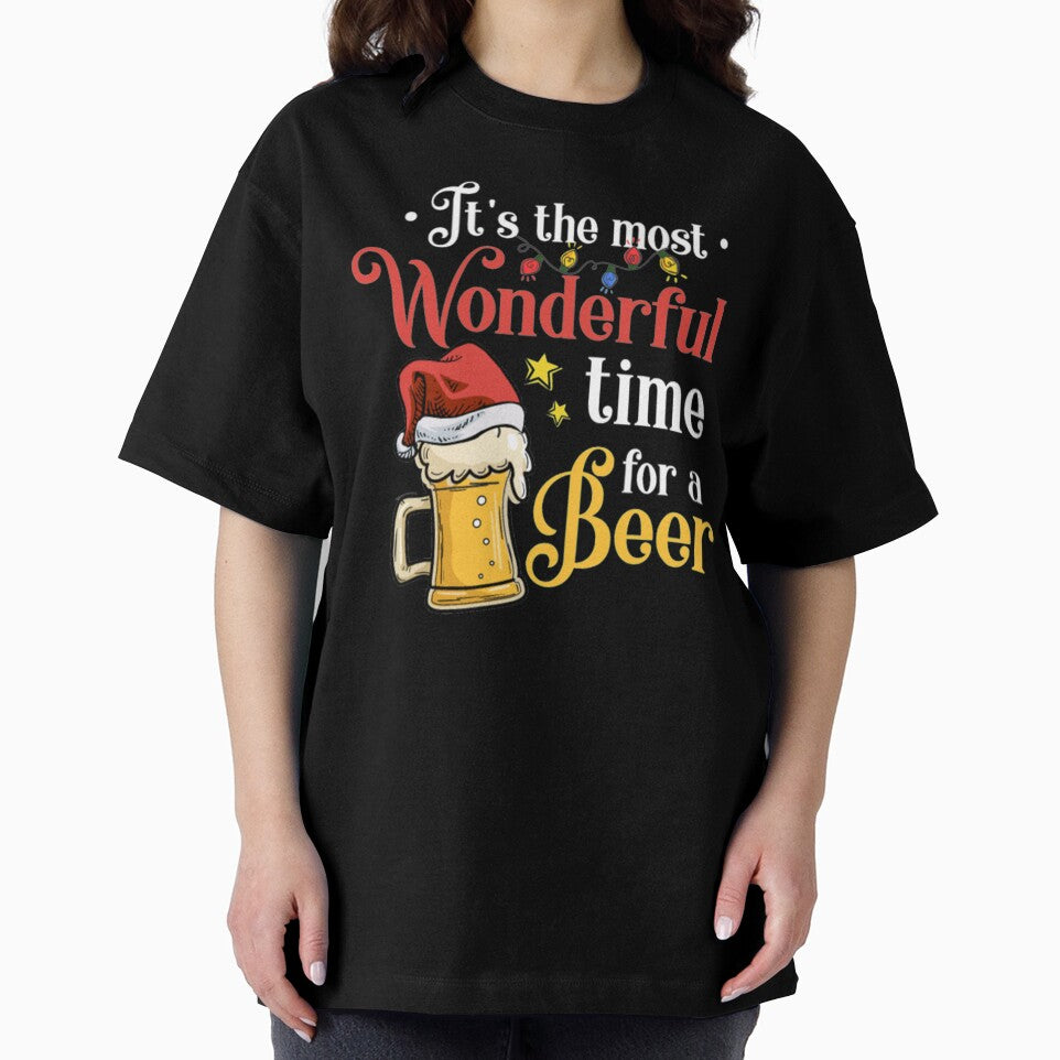 Christmas Beer Drink Mask Tshirt by Clavitaps