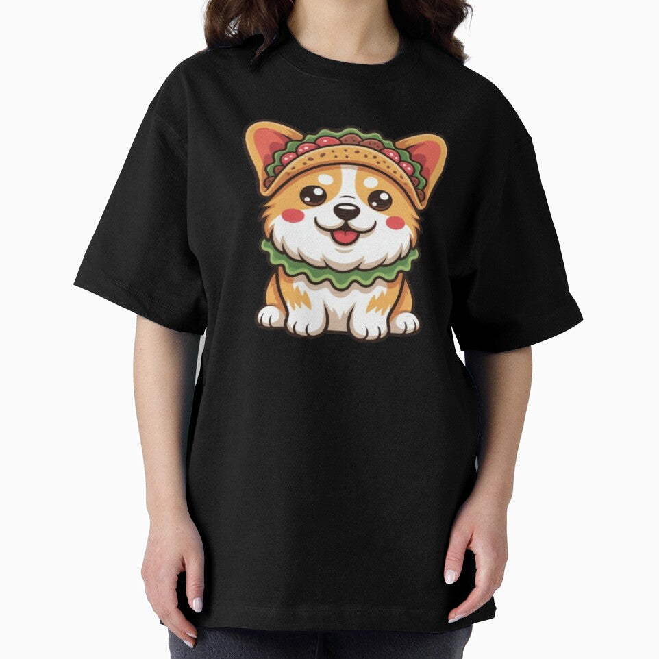Corgi Taco - Cute Food Pun Kawaii Dog Art by DailySparks