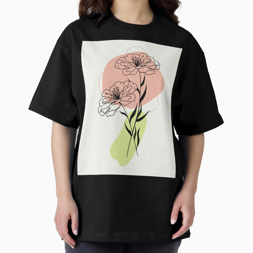 Minimalist Flowers | Digital Drawing by FakeFishbone