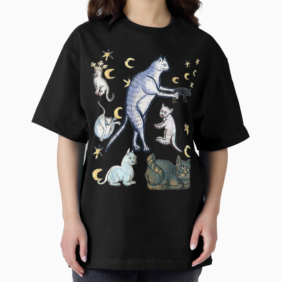 UGLY MEDIEVAL CATS Merch by tighsquiggly