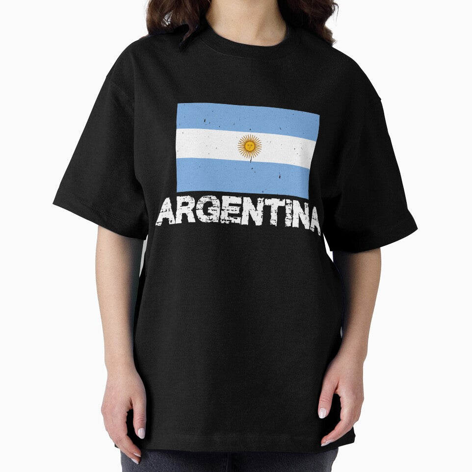 Argentina Flag T-Shirt for Men and Women by AllStarMerch