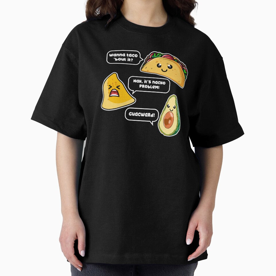 Nacho Problem Taco Burrito Pun Gift Idea design by Lisbob