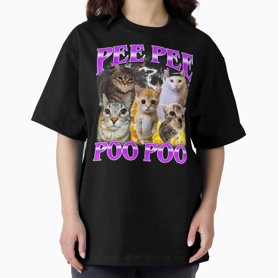 Pee Pee Poo Poo Funny Cat Meme Chaos Humor by tadmercado